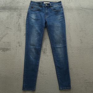 KanCan Jeans Junior's Size 5/26 Blue Mid-Rise Skinny Denim 29" Inseam Stretch